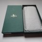 Pheasant Leather Eyeglass Carrying Case Xtra Wide Green 3.25" x 6.5" NIB