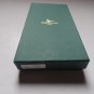 Pheasant Leather Eyeglass Carrying Case Xtra Wide Green 3.25" x 6.5" NIB