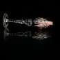 Ajka Marsala Purple Crystal Champagne Flute 9" Tall