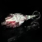 Ajka Marsala Purple Crystal Champagne Flute 9" Tall