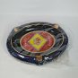 Diamond Crown Large Ceramic Ashtray 12" L x 9" W NIB