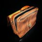 Brown Leather Briefcase Measures 16" L x 12" H x 3.5" W