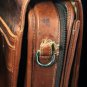 Brown Leather Briefcase Measures 16" L x 12" H x 3.5" W