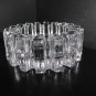 Heavy Glass Sprocket Ashtray Measures 7" Diameter by 2.5" H with blems # 9133
