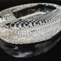 Comoy's of London Clear Crystal Heavy Glass Ashtray made in Italy 7" Long
