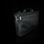 Korchmar Black Leather Briefcase 17" L x 12" x 3"