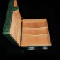 Pheasant Karabu Green Leather Humidor Made in Spain NIB