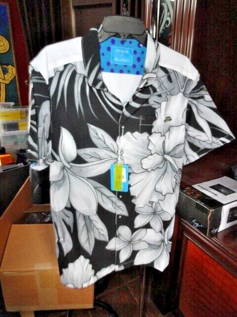 Robert Graham Black & White  Short Sleeve Shirt Size Large & 36" Waist Shorts