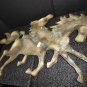 Solid Brass Running Horses Wall hanging Art Sculpture  Measures 20" L x 14" H