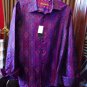 Robert Graham High Renown Purple Masterpiece Limited Edition XL NWTS
