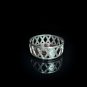 Royal Selangor Wicker Pewter Bottle Coaster Measures 3.5" inside diameter NIB