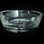 Versace Crystal Ashtray Measures 6.25 inches diameter NIB