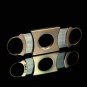 14K Yellow Gold & Surgical Stainless Steel Cigar Cutter NIB
