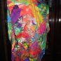 Robert Graham Garden Glory Long Sleeve Embroidered Shirt Size Medium