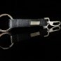 S.T. Dupont Black Leather Key Ring NIB