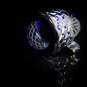Faberge Odessa Cobalt Blue  Crystal Ice Bucket