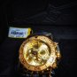 Invicta 6905 New Subaqua 18k Gold Plated Watch With No Band & Needs Battery