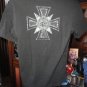 Richmond Black Cotton Cross T-Shirt ~ Size Medium