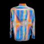 Robert Graham Wallner Embroidered Colorful Long Sleeve Shirt Size Medium