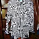 John Lennon Black & White Long Sleeve Mens Shirt Size Medium John Lennon Black & White Long Sleeve Mens Shirt Size Medium