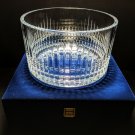 Faberge Clear Crystal Bowl 8.5" diameter NIB