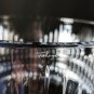 Faberge Clear Crystal Bowl 8.5" diameter NIB