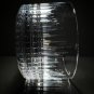 Faberge Clear Crystal Bowl 8.5" diameter NIB