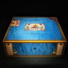 Elie Bleu Alba Blue Sycamore Humidor 200 ct NIB Elie Bleu Alba Blue Sycamore Humidor 200 ct NIB