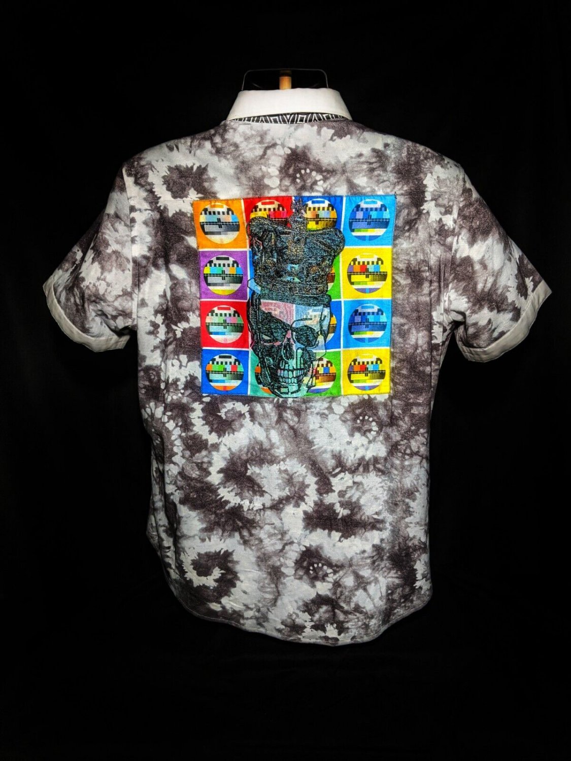 Robert Graham Rock Funk Short Sleeve Shirt Size 3XL