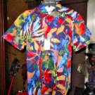 Robert Graham Meraz Classic Fit Short Sleeve Shirt Size L New w Tags