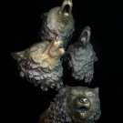 Mark Hopkins Bronze Wolves Measures 15" H x 7.75" W x 9.5" D Mark Hopkins Bronze Wolves Measures 15" H x 7.75" W x 9.5" D