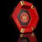A Fuente  Gran Reserva Red Ceramic Ashtray  Measures 10.5" Wide NIB