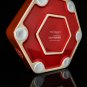 A Fuente  Gran Reserva Red Ceramic Ashtray  Measures 10.5" Wide NIB