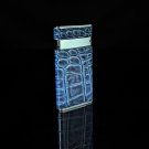 Brizard and Co. - The "Sottile" Lighter - Indigo Croco Pattern NIB