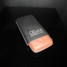 Black & Tan Leather Cigar Case Showroom Model 6.75" L closed Black & Tan Leather Cigar Case Showroom Model 6.75" L closed