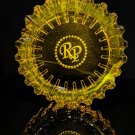 Rocky Patel Luminoso Clear Glass Ashtray Gorgeous 10" Diameter