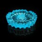 Rocky Patel Luminoso Aqua Glass Ashtray Gorgeous 10" Diameter No Box