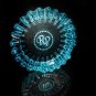 Rocky Patel Luminoso Aqua Glass Ashtray Gorgeous 10" Diameter No Box