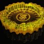 Rocky Patel Luminoso Amber Glass Ashtray Gorgeous 10" Diameter NIB