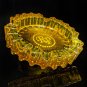 Rocky Patel Luminoso Amber Glass Ashtray Gorgeous 10" Diameter NIB