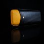 Black and Yellow Leather Cigar Carrying Case New without Box