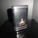 Black Leather Cigar Logo Carrying Case 6" L
