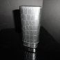 Grey Leather Croc Pattern Cigar Carrying Case 6.5" L Showroom Display