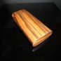 Wood Grain Plastic Cigar Case Measures 5 7/8" Closed Showroom Model