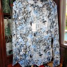 Robert Graham Blue Sadler Long Sleeve Shirt Size Medium NWTS