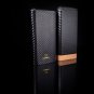 Carbon Fiber and Wood 3 Cigar Case Holder in box NIB