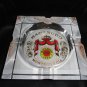 Macanudo Glass Cigar Ashtray Measures 6" Square by 1.5" H