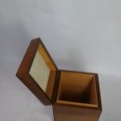 Vintage Decatur Industries USA  Humidor Cigar Box Walnut Wood