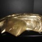 vintage brass  Indian head wall plaque