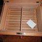 Brizard Airflow Humidor in Racing Orange Leather 60 / 70 ct Made in USA NIB